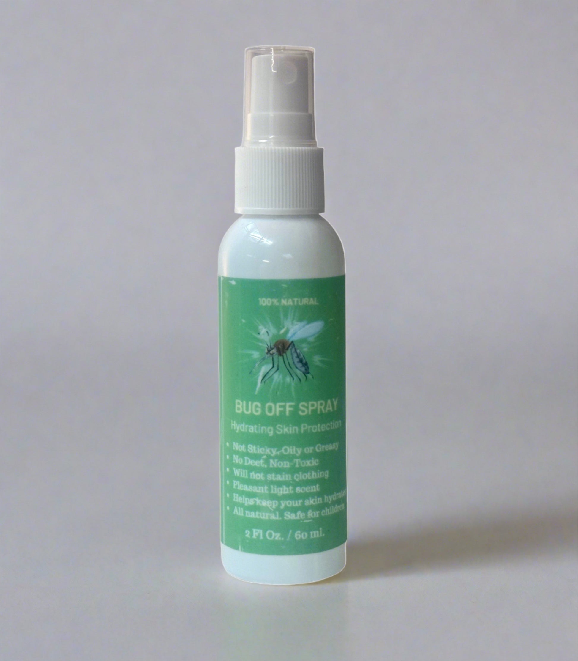 Bug off natural bug repellent by naked mermaid soapery llc.  Skin safe
