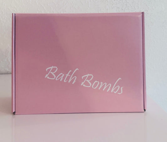 Bath bomb gift box filled with  12 extra large bath bombs