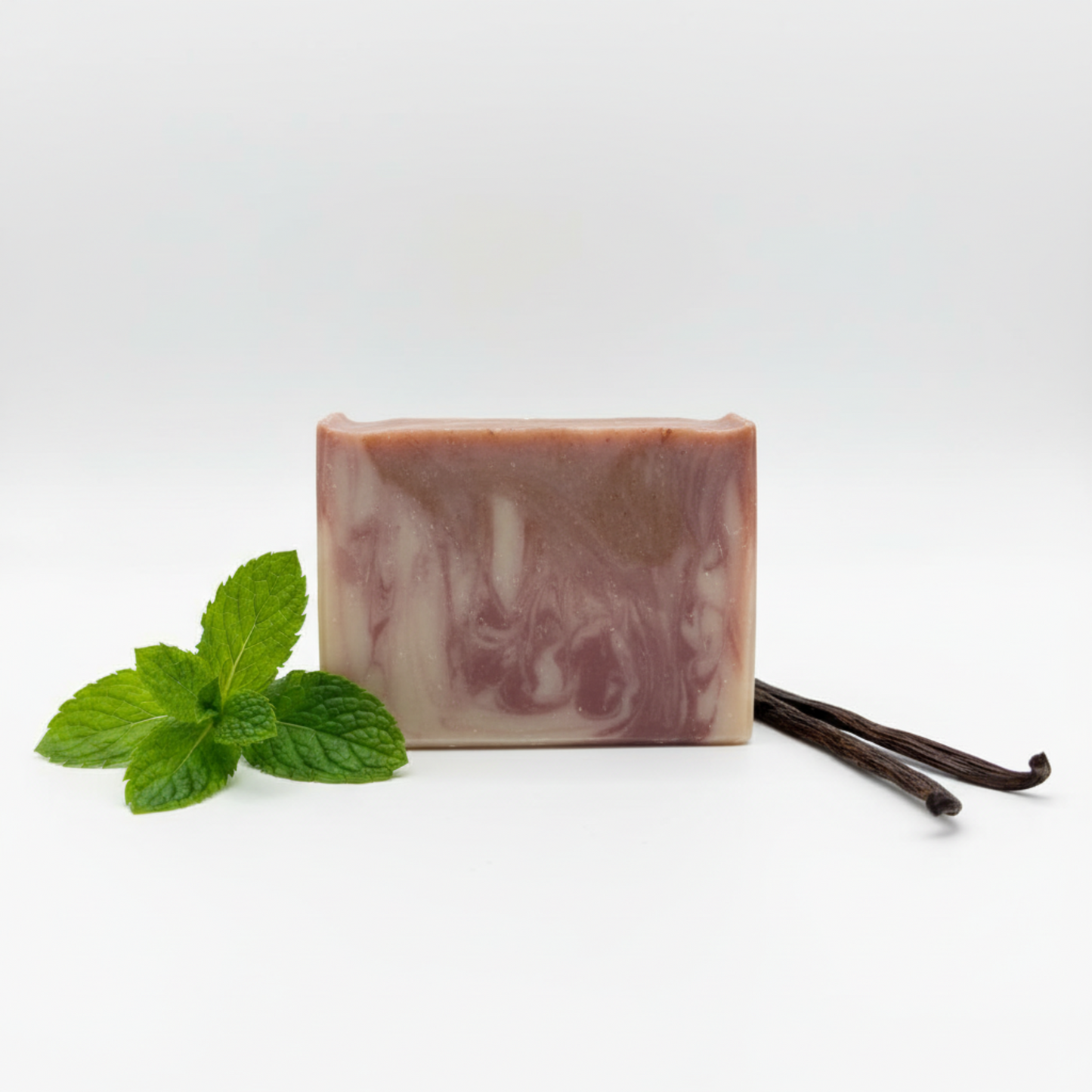 Handcrafted mint and vanilla soap bar labeled “Get Your Sheet Together” with fresh, clean spring-inspired design