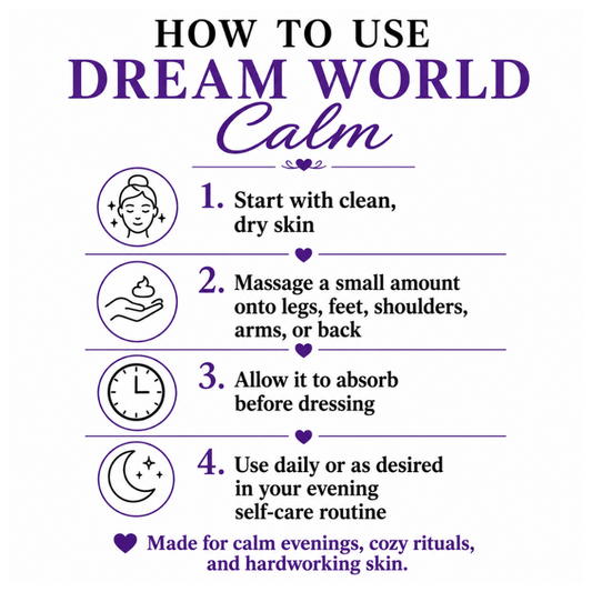 Dream World Calm Magnesium Cream - Naked Mermaid Soapery - Magnesium Cream