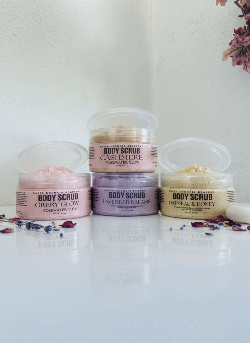 Body Scrubs by Naked Mermaid Soapery 