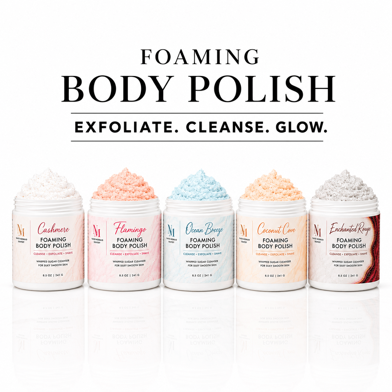 Foaming Body Polish - Naked Mermaid Soapery