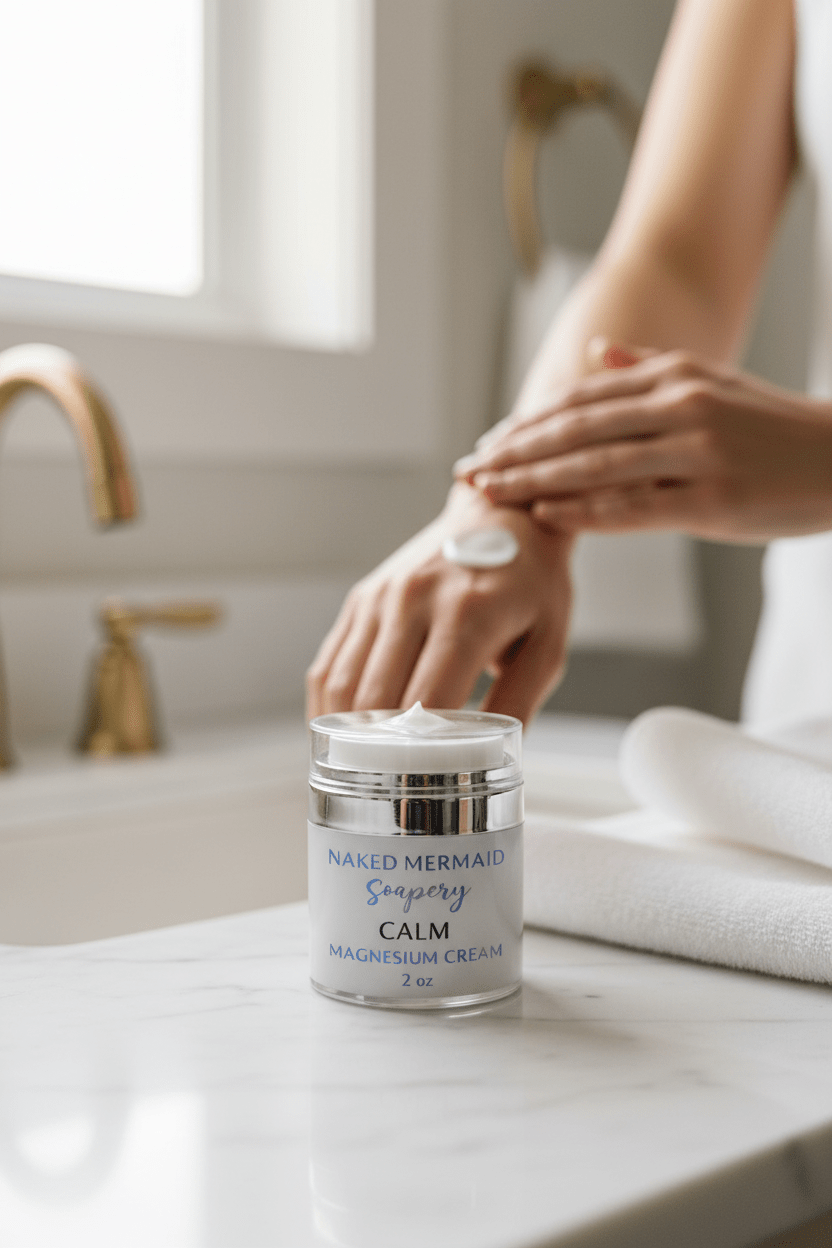 Magnesium Cream - Naked Mermaid Soapery