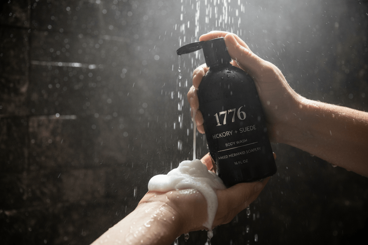 1776 Hickory + Suede In Use