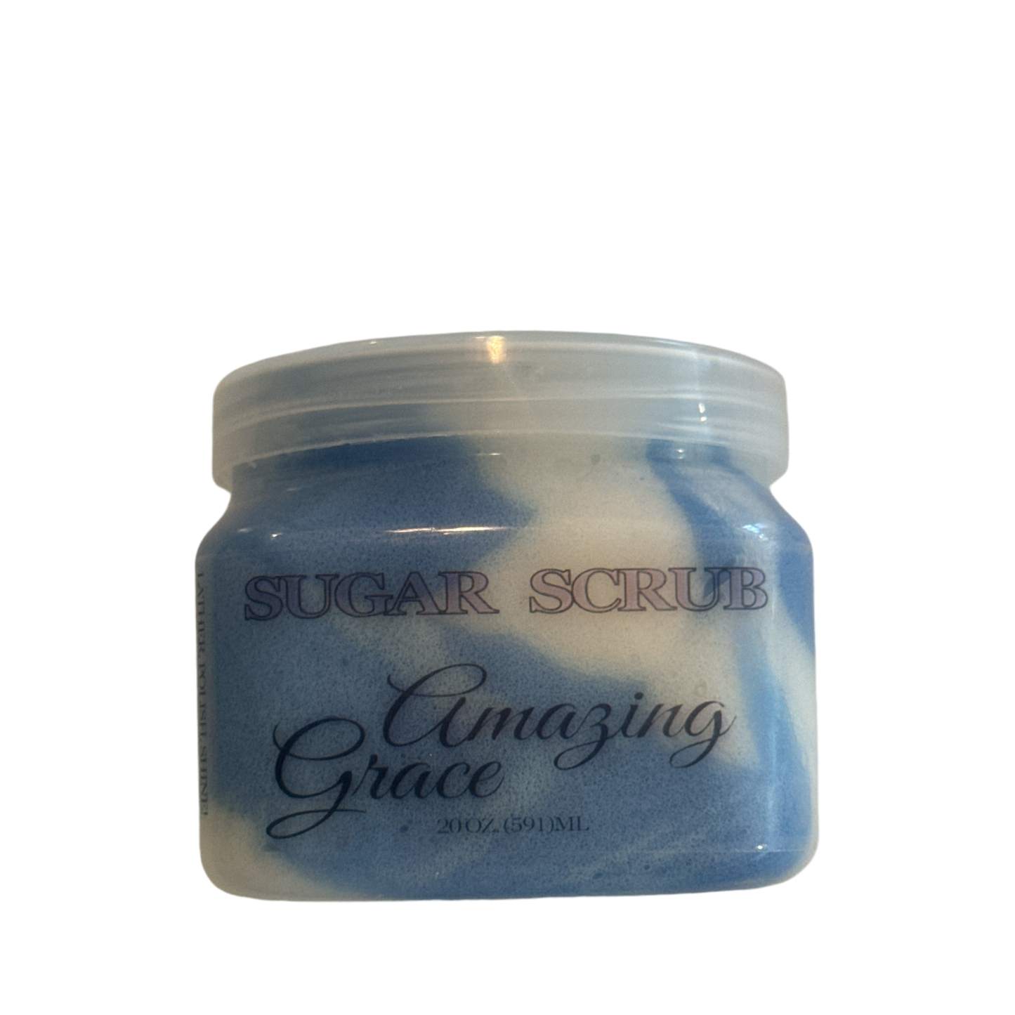 Indulge in luxury with our Amazing Grace Body Scrub. Made with organic, vegan ingredients, it gently exfoliates with pure cane sugar while creating a foaming lather with no detergents. The scent blend of green and citrusy top notes, floral middle notes, and woody, musky, and sweet cotton candy bottom notes will leave you feeling fresh and rejuvenated. Elevate your self-care routine with this limited edition body scrub.