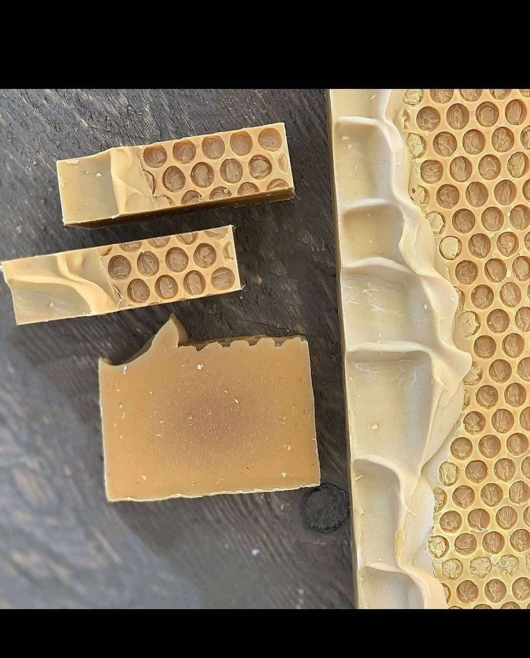 Goat milk and honey soap bar by naked mermaid Soapery 