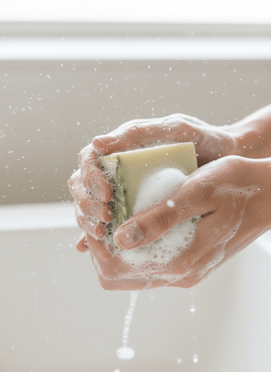 Aloe Soap Bar | Mint Condition Cooling Cleanse - Naked Mermaid Soapery - Aloe soap bar