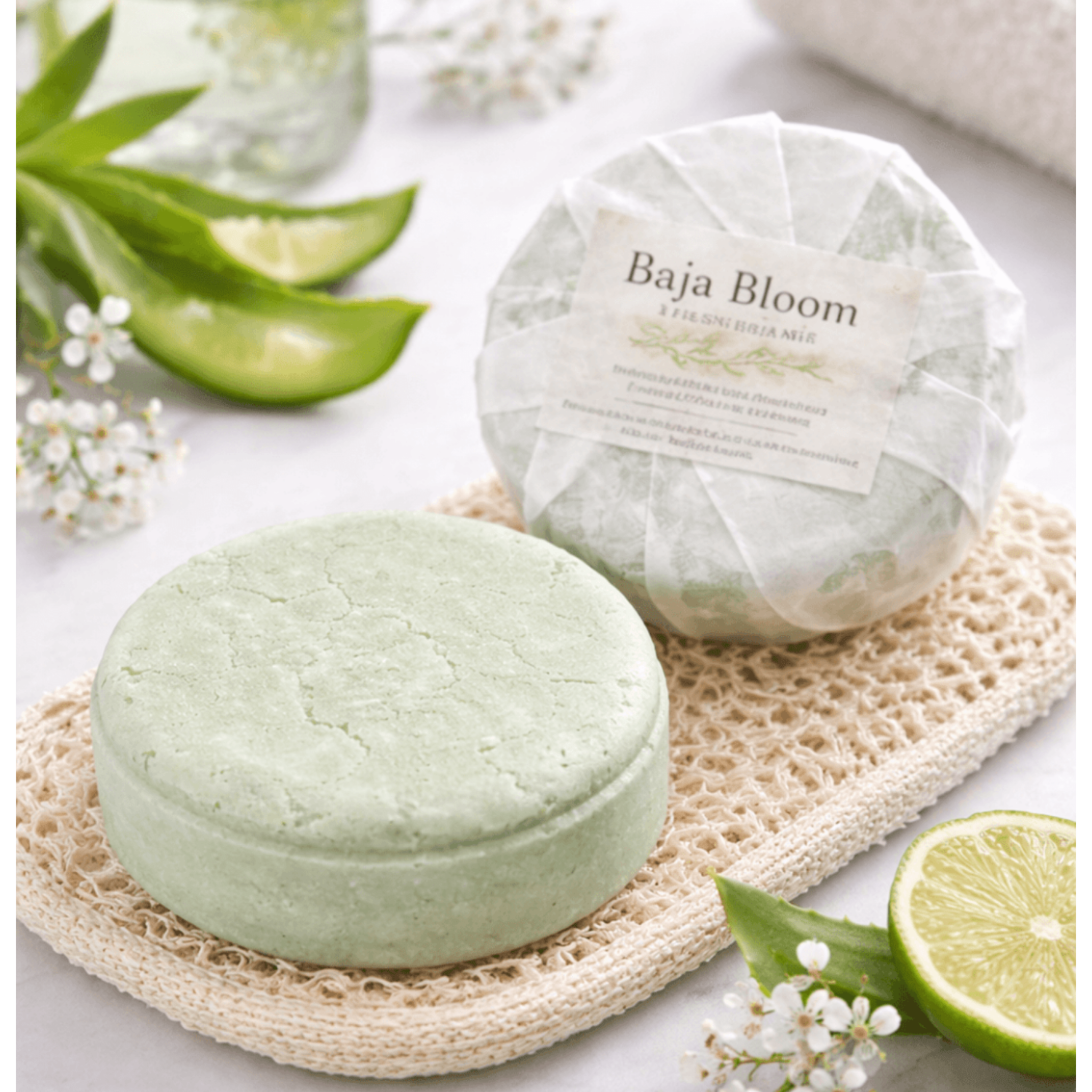 Baja Bloom Shampoo Bar - Naked Mermaid Soapery - Hair Care
