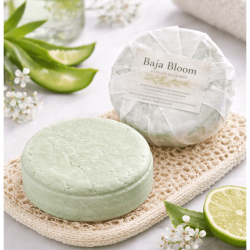 Baja Bloom Shampoo Bar - Naked Mermaid Soapery - Hair Care