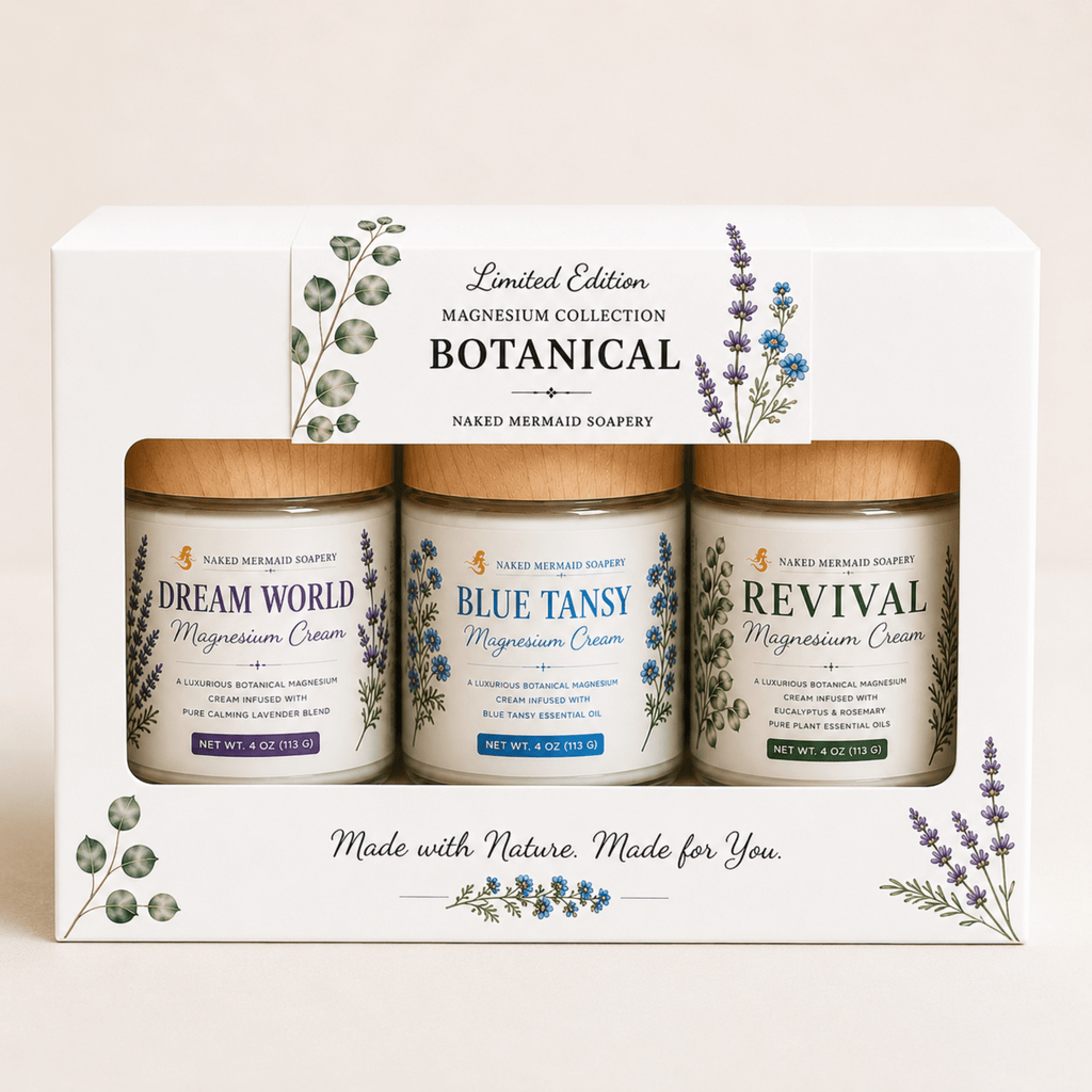 Botanical Magnesium Discovery Collection - Naked Mermaid Soapery - Gift Set