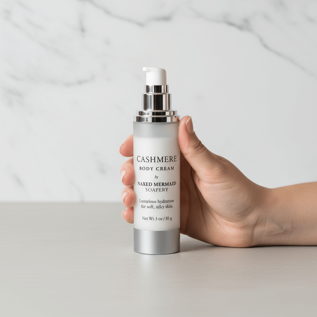 Cashmere Body Cream Size Context