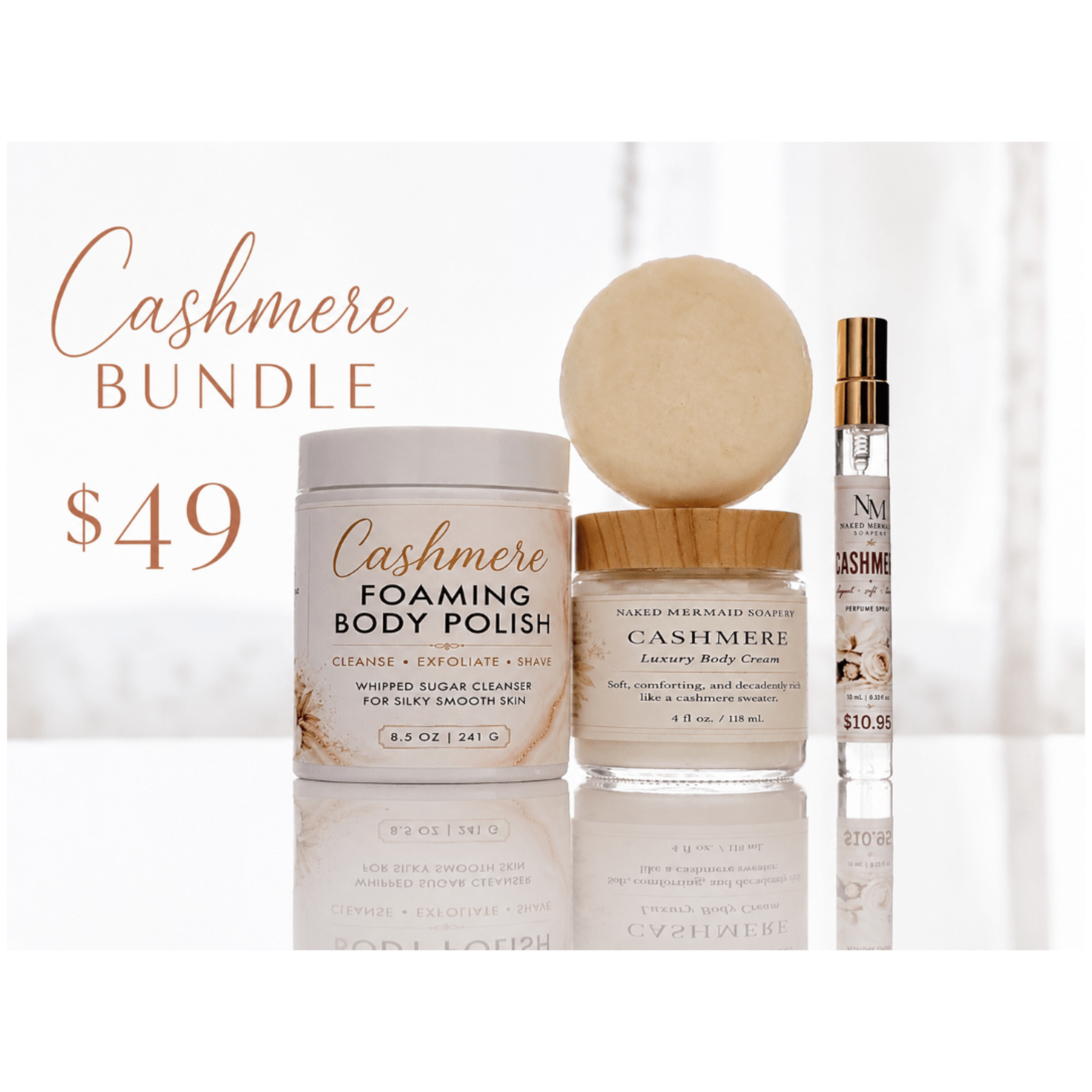 Cashmere Bundle - Naked Mermaid Soapery - Gift Set