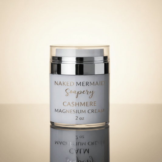 Cashmere Magnesium Cream - Naked Mermaid Soapery - Body Care