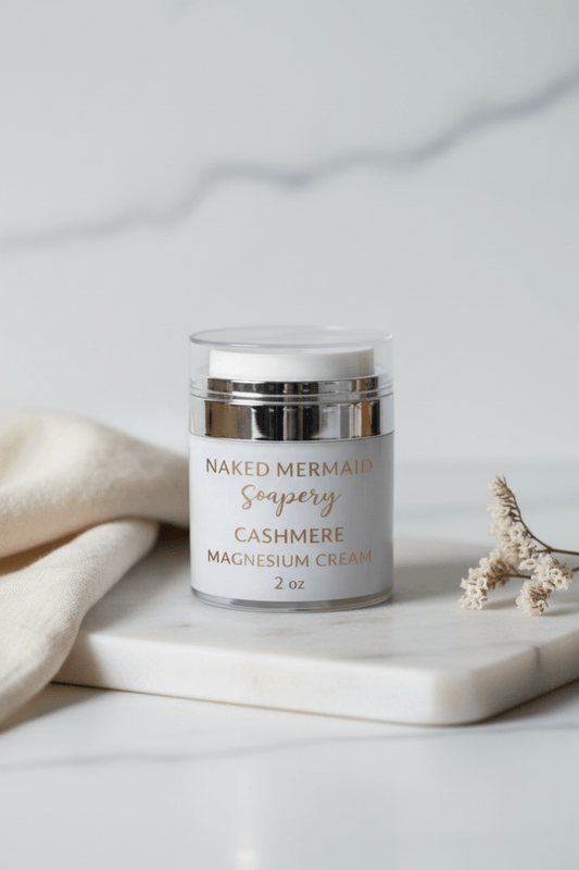 Cashmere Magnesium Cream - Naked Mermaid Soapery - Body Care