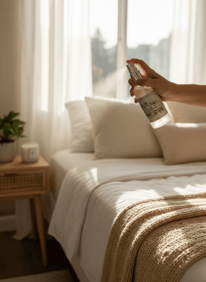 Cashmere Woods Room & Linen Spray Lifestyle Photo