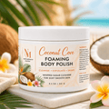 Coconut Cove Foaming Body Polish - Naked Mermaid Soapery - Foaming Body Polish