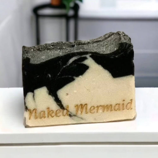 Detox Charcoal Tea Tree Soap Bar - Naked Mermaid Soapery - Bar Soap
