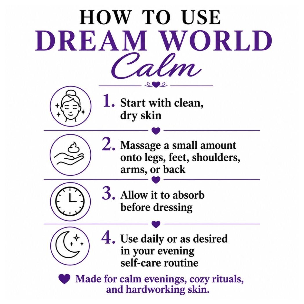 Dream World Calm Magnesium Cream - Naked Mermaid Soapery - Magnesium Cream