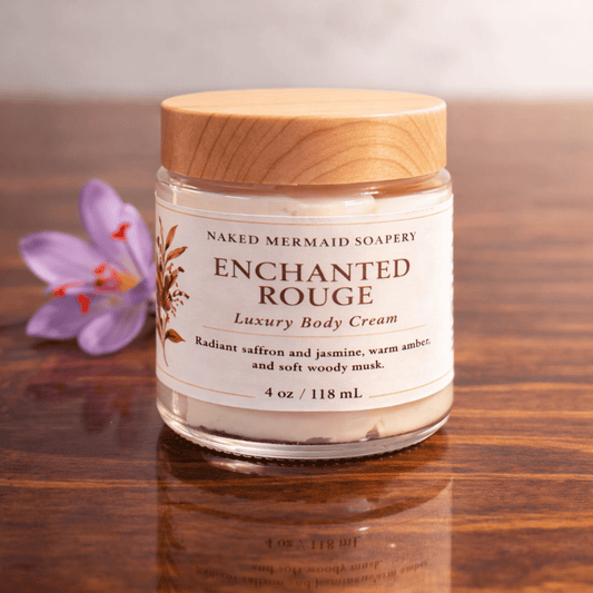 Enchanted Rouge Body Cream - Naked Mermaid Soapery - Body Cream