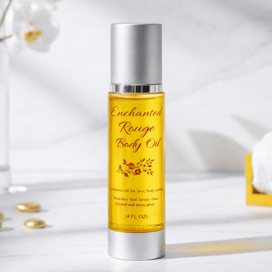 Enchanted Rouge Body Oil - Naked Mermaid Soapery - Body Oil