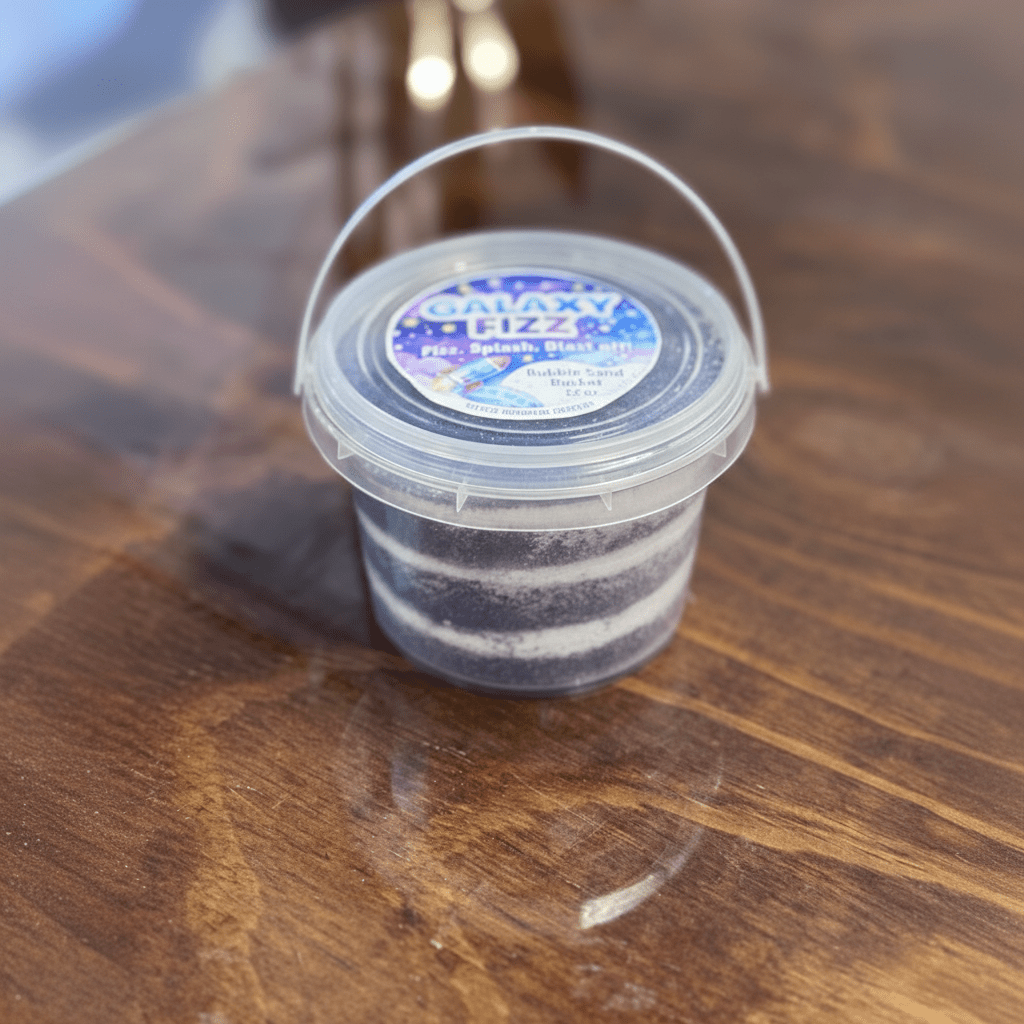 Galaxy Fizz Bubble Sand Bucket - Naked Mermaid Soapery - Kids Bath