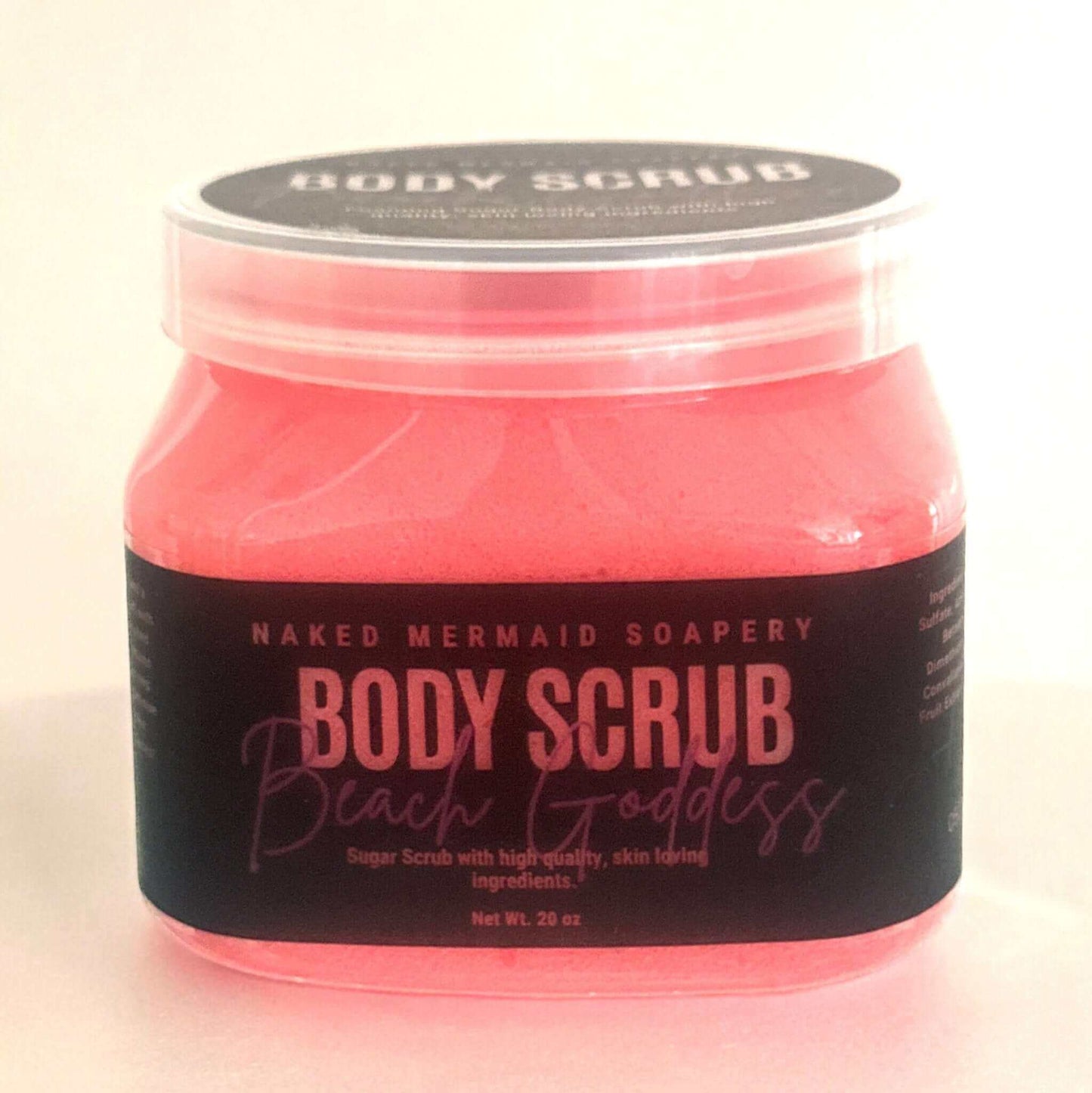 Goddess Body Scrub - Naked Mermaid Soapery - Body Scrub