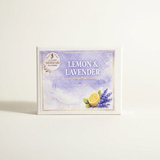 Lemon Lavender Soap Bar - Naked Mermaid Soapery - Soap