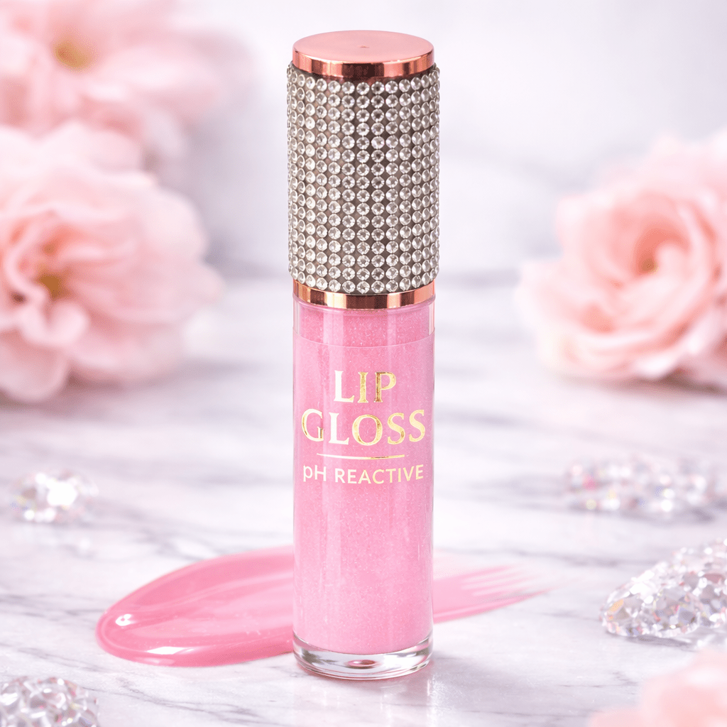 Magic Pink Lip Gloss - Naked Mermaid Soapery - Lip Gloss