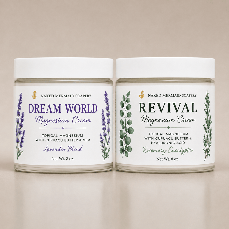 Magnesium Cream Bundle - Naked Mermaid Soapery - Bundle