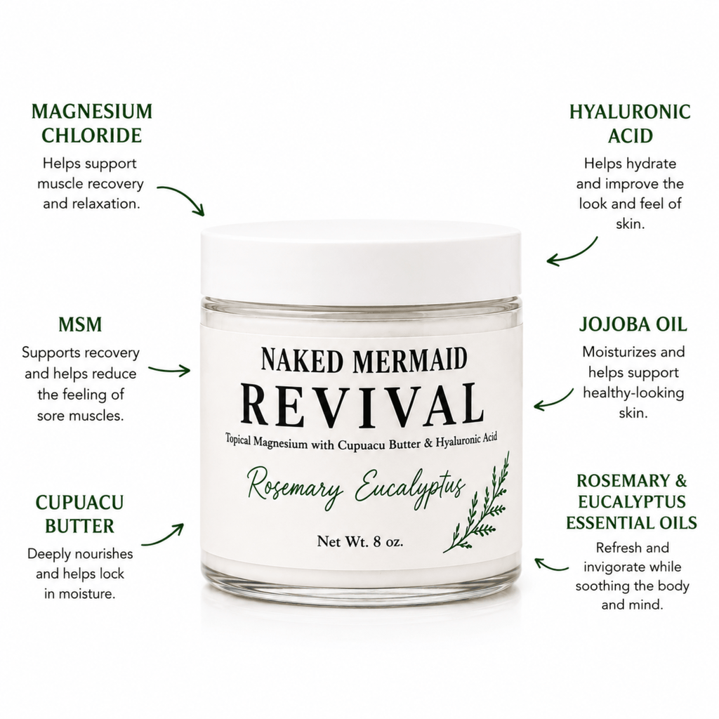 Magnesium Cream Bundle - Naked Mermaid Soapery - Bundle
