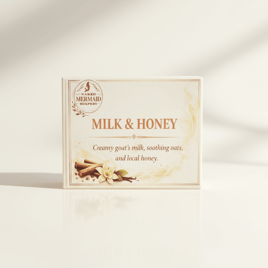 Milk and honey Soap bar - Naked Mermaid Soapery - Bar Soap