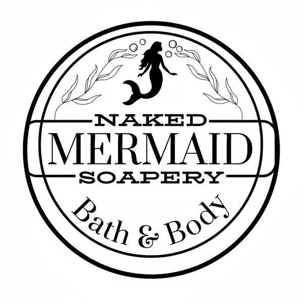Naked Mermaid Soapery Square Logo