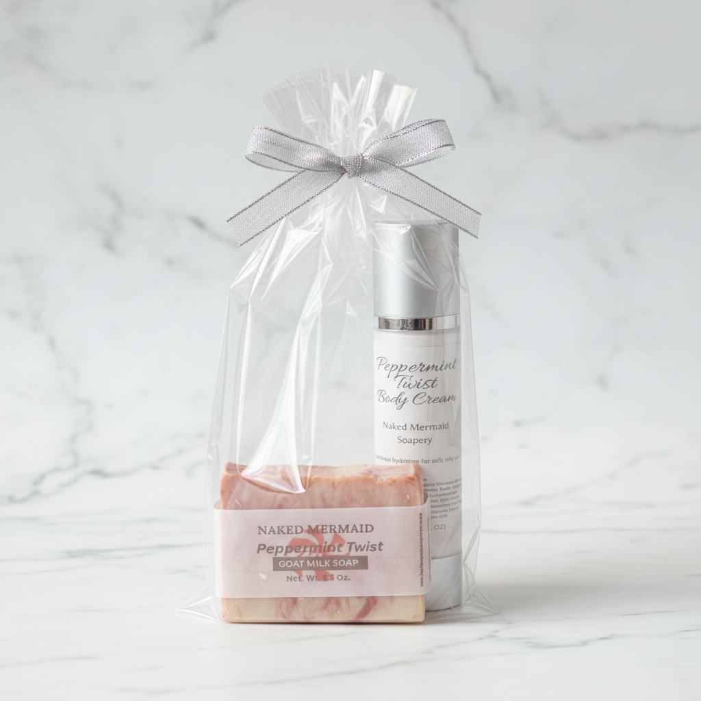 Peppermint Twist Bundle in Clear Gift Bag