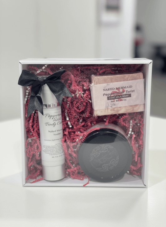 Peppermint Twist Holiday Gift Set Professional Product Photo