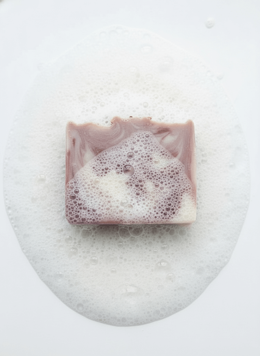 Peppermint Twist Soap with Lather