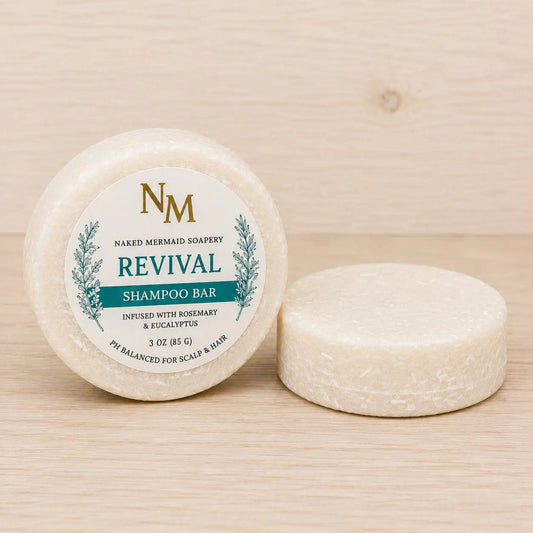 Revival Solid Shampoo Bar - Naked Mermaid Soapery - Shampoo Bar