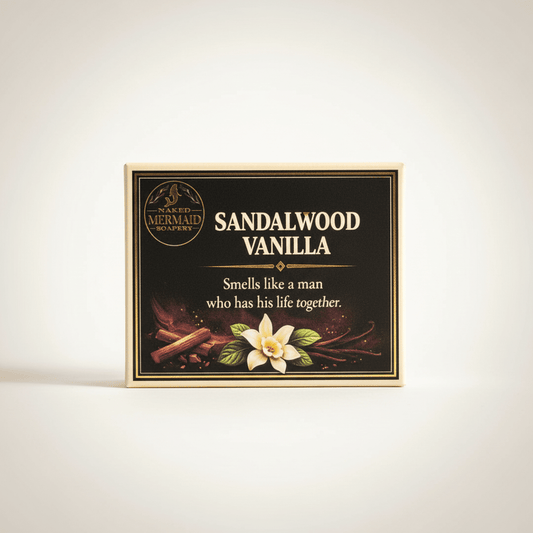 Sandalwood Vanilla - Naked Mermaid Soapery - Soap Bars