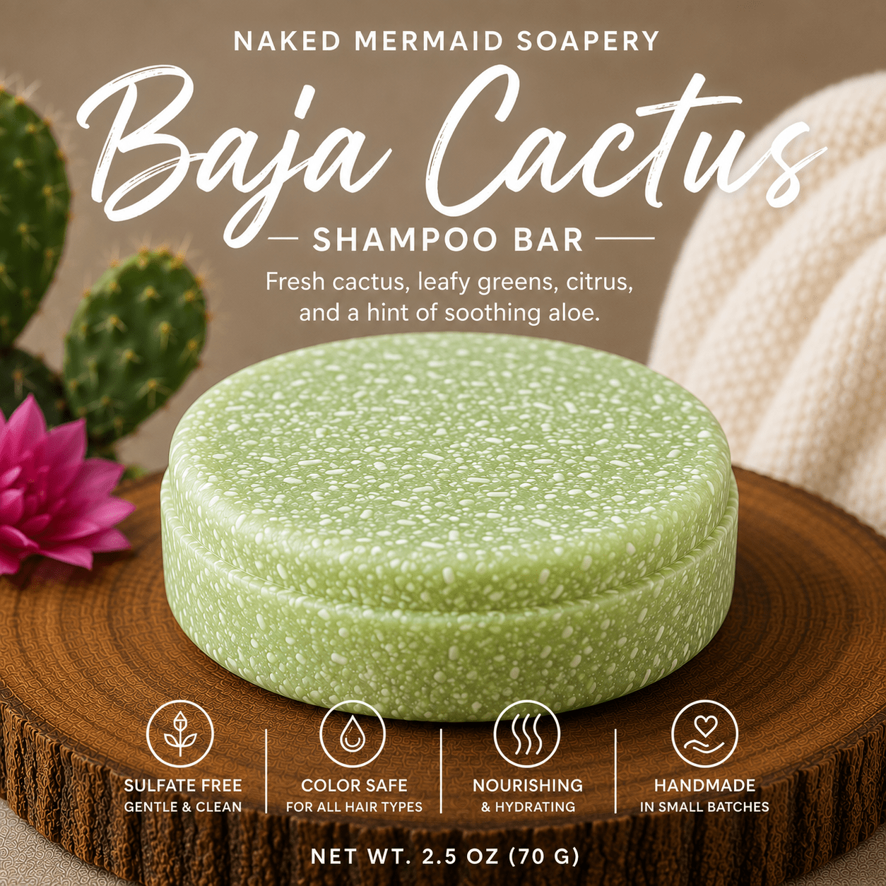 Shampoo Bars - Naked Mermaid Soapery - Shampoo Bar