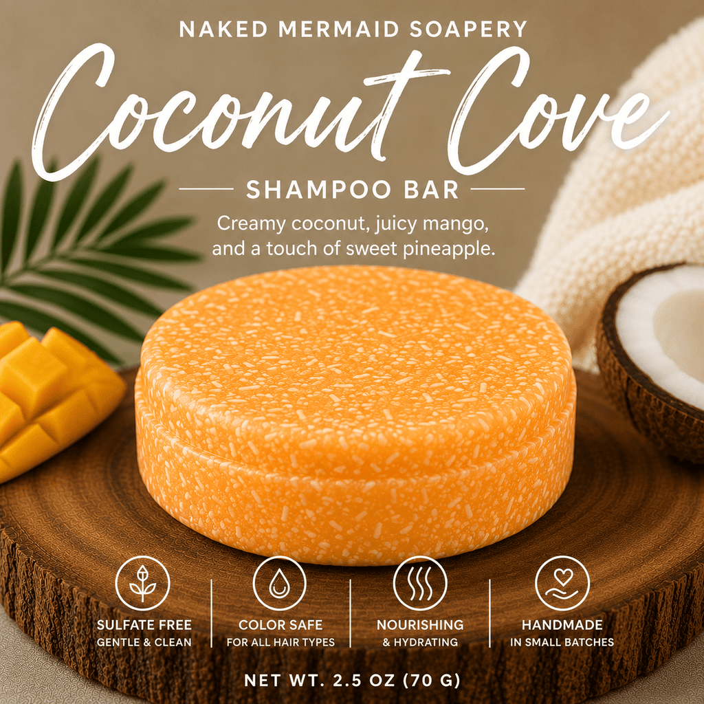 Shampoo Bars - Naked Mermaid Soapery - Shampoo Bar